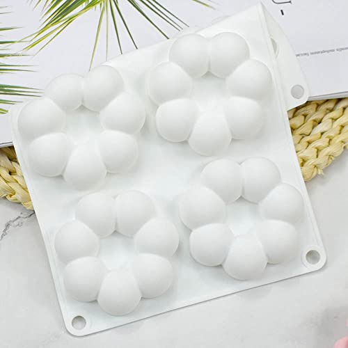 Molde De Silicona Mostsom Para Rosquillas Con Forma De Flor,