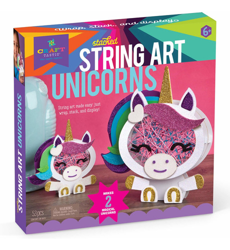 Craft-tastic Ct1960 Unicornios De Arte Apilados  Kit De Manu