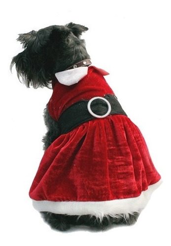Disfraz Vestido Sra. Claus Navidad Perro Talla 6 Pet Pals