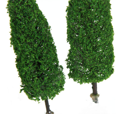 6 Modelo Cypress Trees Train Railway Garden And : 60-1: 250