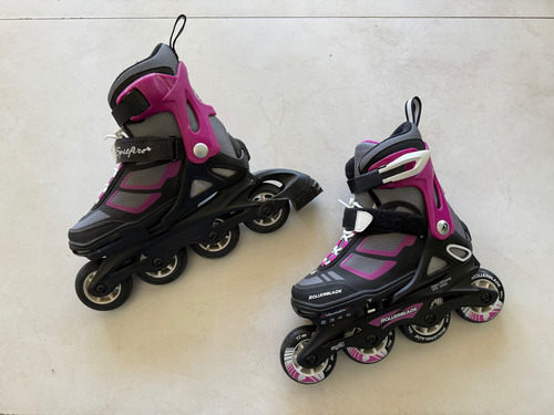 Rollerblade Spitfire G Sg3 72mm, Ajustable Niñas 21 A 23cm Ajustable 21 A 23cm 7.2 Cm Negro
