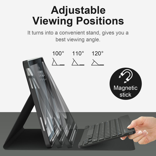 Funda Para Ipad 10ª Generación Con Teclado Y Lápiz Universal Color