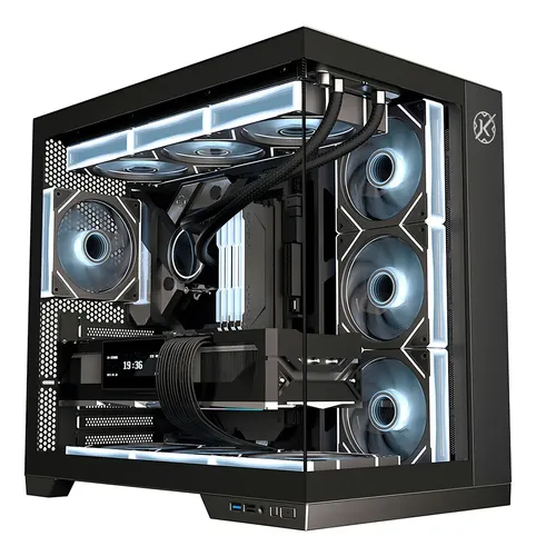 Gabinete Mid Sem Fan E Fonte Kalkan Asgard Preto Klk00040 | Frete