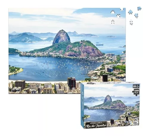 Quebra Cabeça Portugal Grande 1000 pçs 54x74 cm Puzzle Jogo