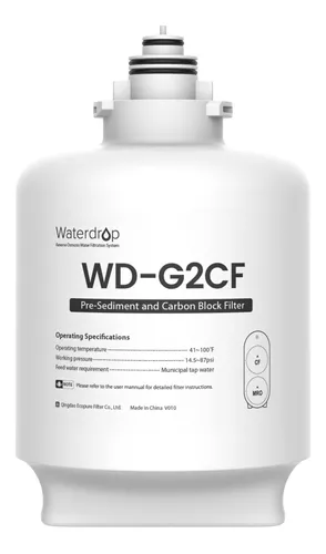 Waterdrop Filtro Wd-g2cf, Repuesto Para Sistema De Smosis In