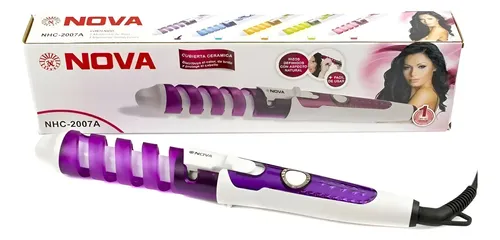 Rizadora Nova Nhc 2007a Onduladora Crespos Rizos Eléctrica Azul 110/240v  50-60hz | Cuotas sin interés
