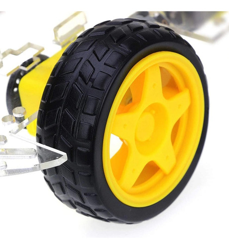 Chasis Robot 4 Ruedas 4x4 Auto Para Arduino, Raspberry, Pic