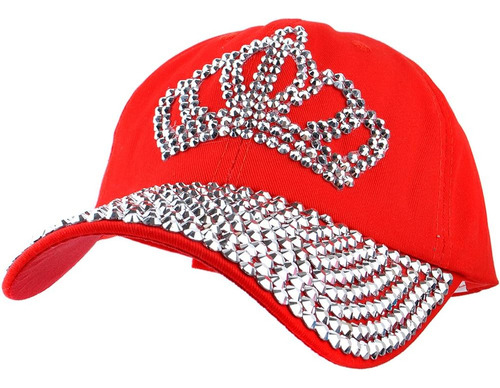 Gorra De Béisbol Elonmo Crown Usa Cotton Para Mujer, Con Str