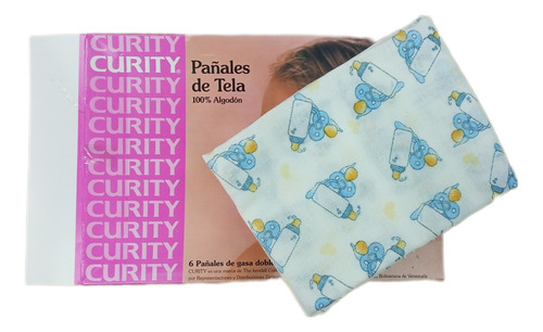 Pañales De Tela Para Bebe Lanitas Y Curity Niña/niño.