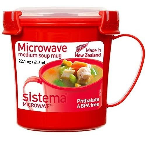 Sistema Taza De Sopa Para Microondas
