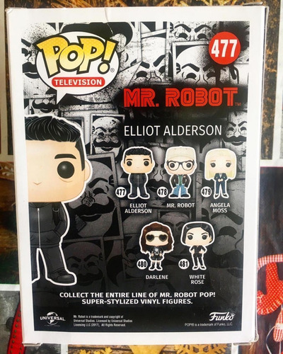 Funko Pop Elliot Alderson Chase #477 Serie Mr. Robot (Usado)