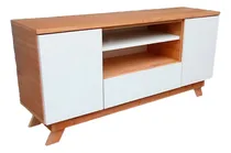Comprar Rack 1.30 M. Paraíso Lustrado Con Pata De Madera !!!