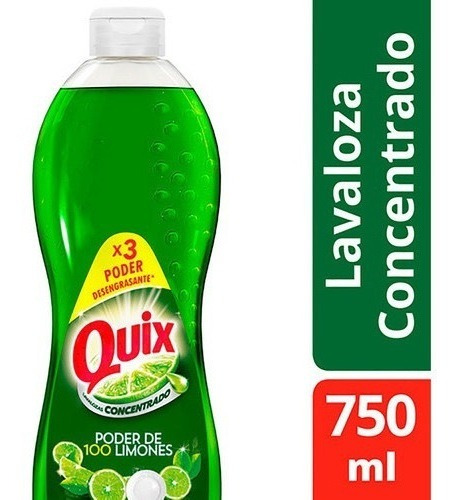 Quix Limón Lavaloza Concentrado 750 Ml