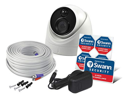 Cámara Seguridad Domo Swann Pir, 4k Hd, Visión Nocturna,