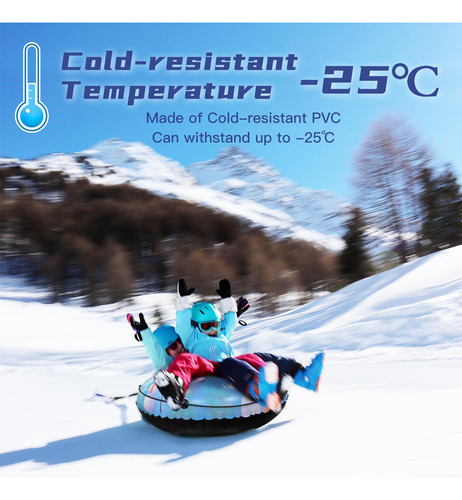 Tubo De Nieve Inflable Con Asas Tubo De Nieve De Invierno