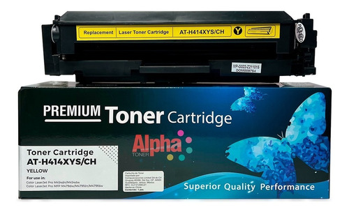 Cartucho Alpha Toner 414x Compatible Para M454dn Sin Chip