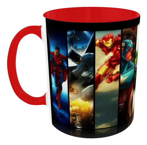 Mugs Super Heroes Universo Pocillo Gamers