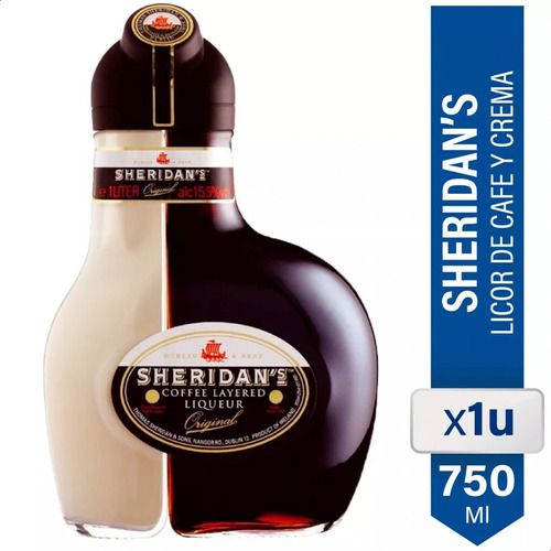 Sheridans Licor Premium De Crema Y Cafe Sheridan - 01almacen