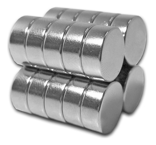 Íma De Neodímio 10mm X 4mm 30 Peças Ímãs Magnético Super