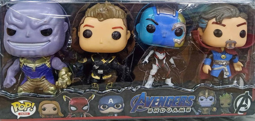 Set De 4 Funko Pop Personajes Avengers Marvel.