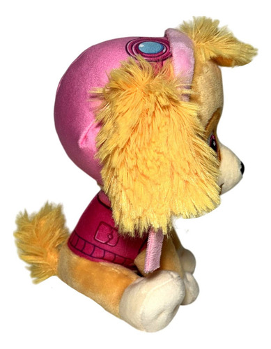 Boneca De Pelúcia Pequena Pet Cadela Skye Rosa - Personagem Do Desenho Infantil Criança Patrulha Canina Cachorro Cachorrinho - Paw Patrol