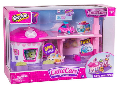 Shopkins Cutie Cars Restaurant Y Estacionamiento Mundomanias