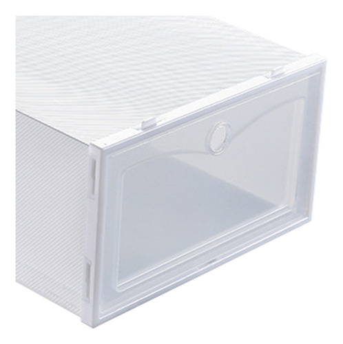 Caja Para Guardar Zapatos De 6 Piezas, Grande, Blanca, Grues