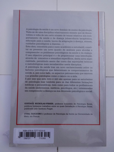 Conceitos Fundamentais Da Psicologia Da Saúde - Fischer Novo