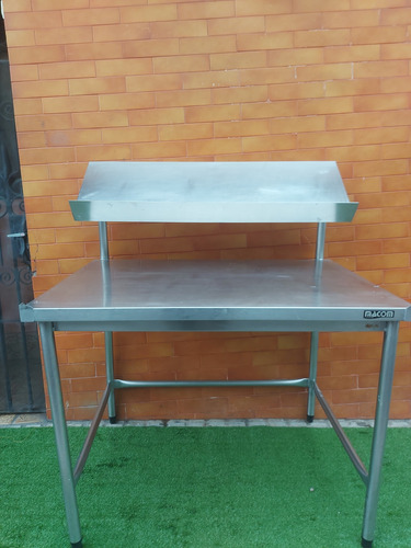 Mesa Industrial Inox Prateleira Macom (Usado)