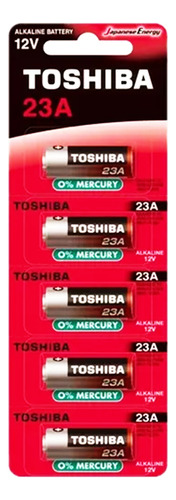 Pilas Paquete 5 Baterias Toshiba 23a ( Lrv08 Mn21 A23 V23ga )  12 V