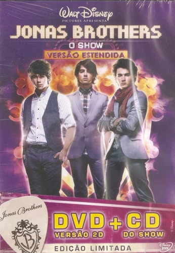 Jonas Brothers O Show - Dvd + Cd - Kevin Jonas Versão Do Álbum Estandar