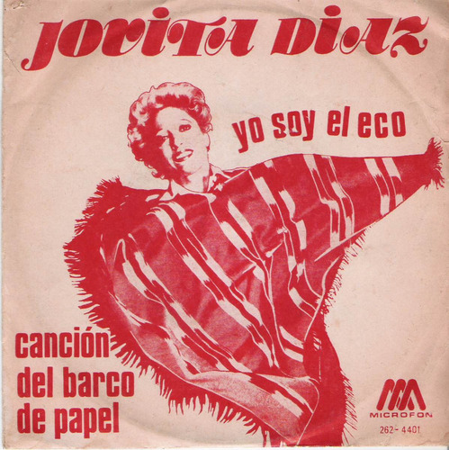 Jovita Diaz Yo Soy El Eco Simple Vinilo Con  Tapa  Impecable