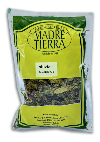 Stevia 25g Yuyo - Madre Tierra 