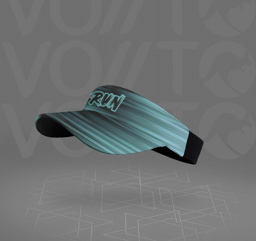 Imagen 2 de 3 de Visera Deportiva Voiito Running Atletismo Correr Stripes