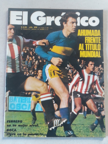 Revista El Gráfico Nº 2865 1974 Poster Sportivo Desamparados