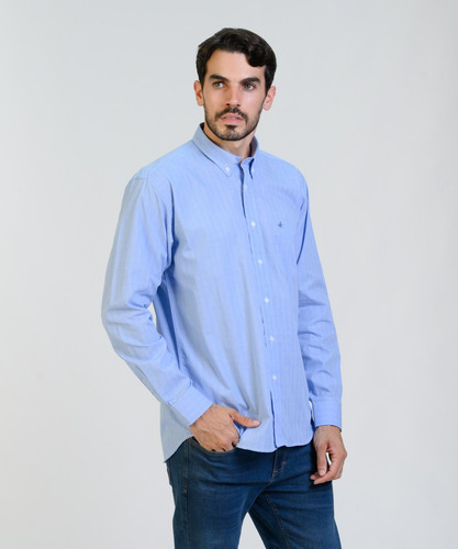Camisa Cuadros Hombre Brooksfield Regular Fit Bolsillo 3581b