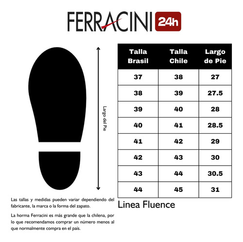 Botin Ferracini Hombre Fluence 5542 D Havana Casual