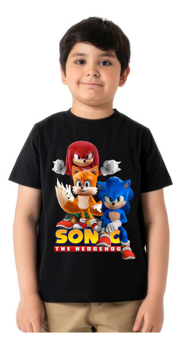 Camisetas Niños De Sonic Mickey Paw Patrol Dragonball Y Mas