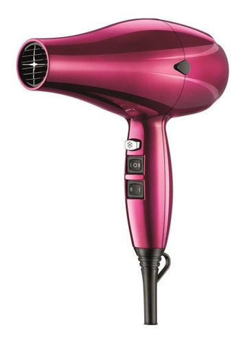 Secador de cabelo Mondial Chrome Pink SC-33 rosa-escuro 220V