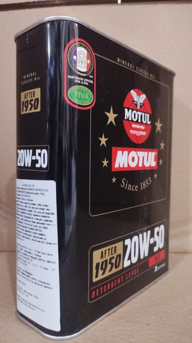 Óleo Carro Antigo Motul 20w50 Sf/cc Classic 2l