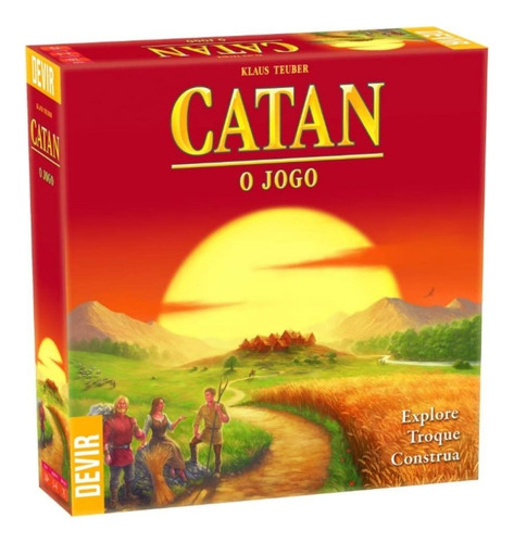 Jogo De Tabuleiro Catan O Jogo Devir Board Game