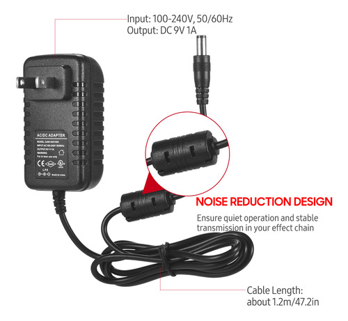 Adaptador De Corriente, Cables De Polaridad Invertida, Clip