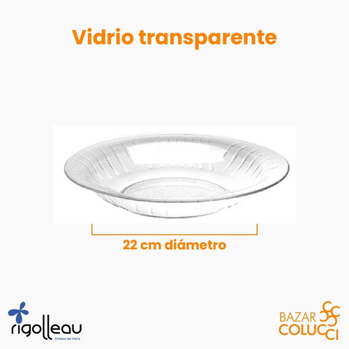 Set Plato Hondo Tilcara Flint X4 +playos +vasos + Cubiertos