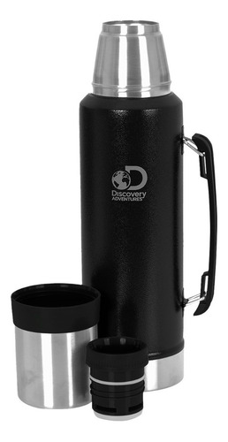 Imagen 1 de 1 de Termo Discovery De Acero Inoxidable 1.3 Litros Para Mate
