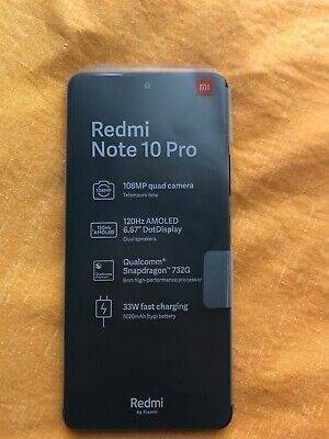 Imagen 3 de 4 de Nuevo Xiaomi Redmi Note 10pro Black 128gb - 6gb Ram Unlocked