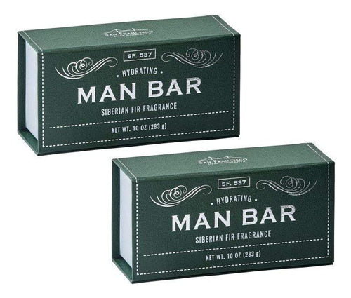 San Francisco Soap Company Man Bar - Barra De Jabón De 10 .