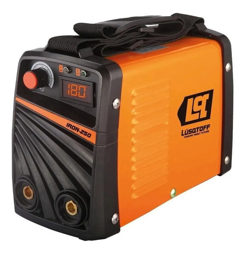 Soldadora Soldador Inverter Lusqtoff Iron 250 + 2 Escuadras