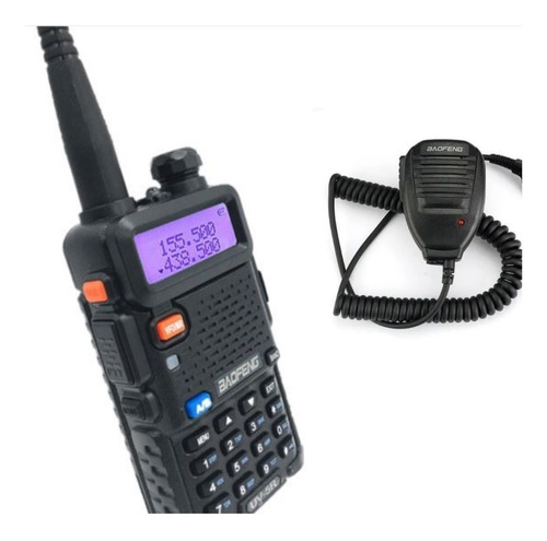 Radio Walkie Talkie Digital Baofeng Uv-5r+microfono Parlante