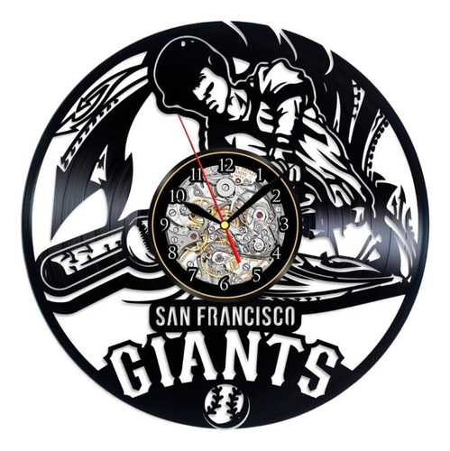 Reloj Corte Laser 2492 Sf Giants Bateador