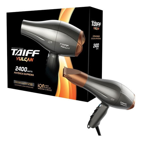 Taiff Secador Cabelos Vulcan Profissional 2400w - 127/220v